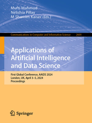 cover image of Applications of Artificial Intelligence and Data Science